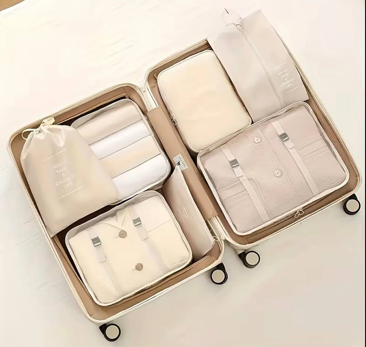Travel Packing Cubes Set – 8 Pieces - photo 2