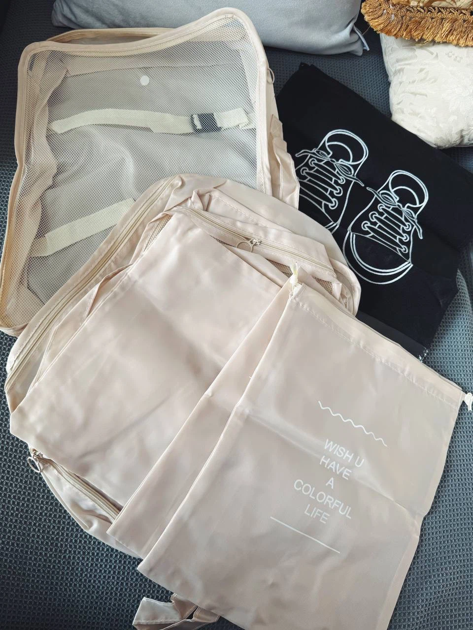 Travel Packing Cubes Set – 8 Pieces - photo 3