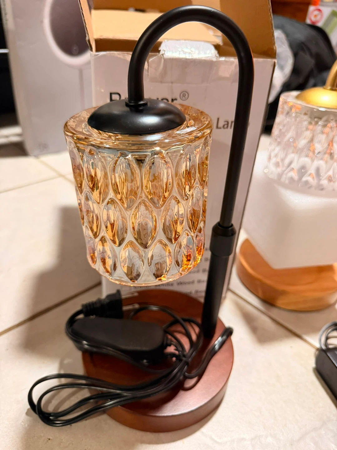 Brievar Dimmable Candle Warmer Lamp with Timer - photo 2