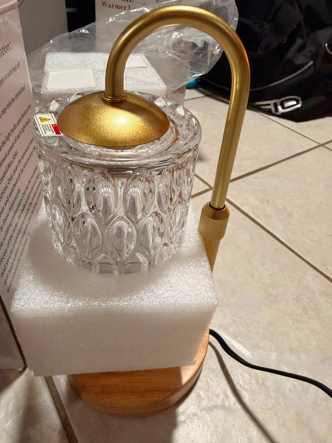 Brievar Dimmable Candle Warmer Lamp with Timer - photo 3