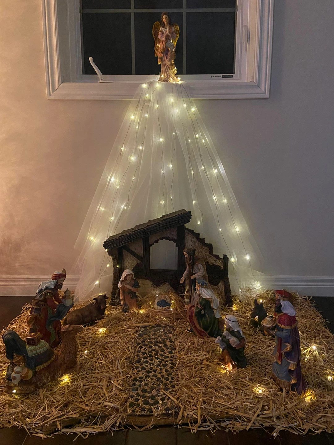 Kirkland Hand-Painted Nativity 13-Piece Set