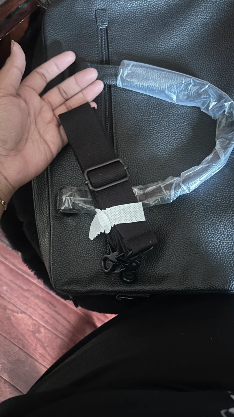 Ralph Lauren Black Pebbled Leather Briefcase - photo 4