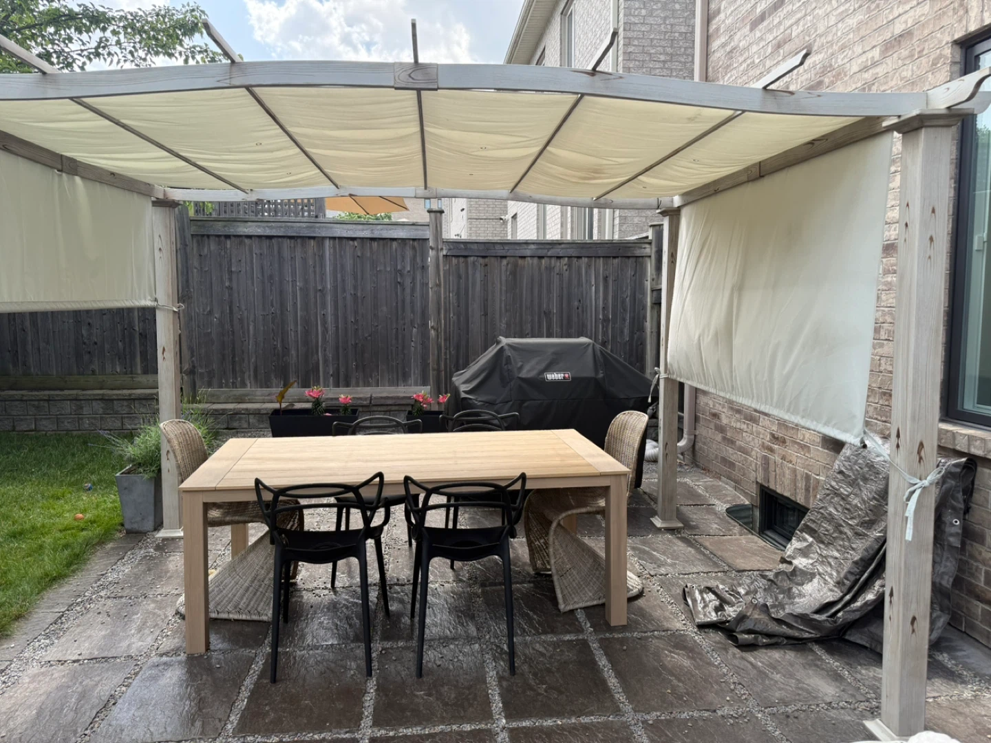 Pergola with Retractable Canopy - photo 3