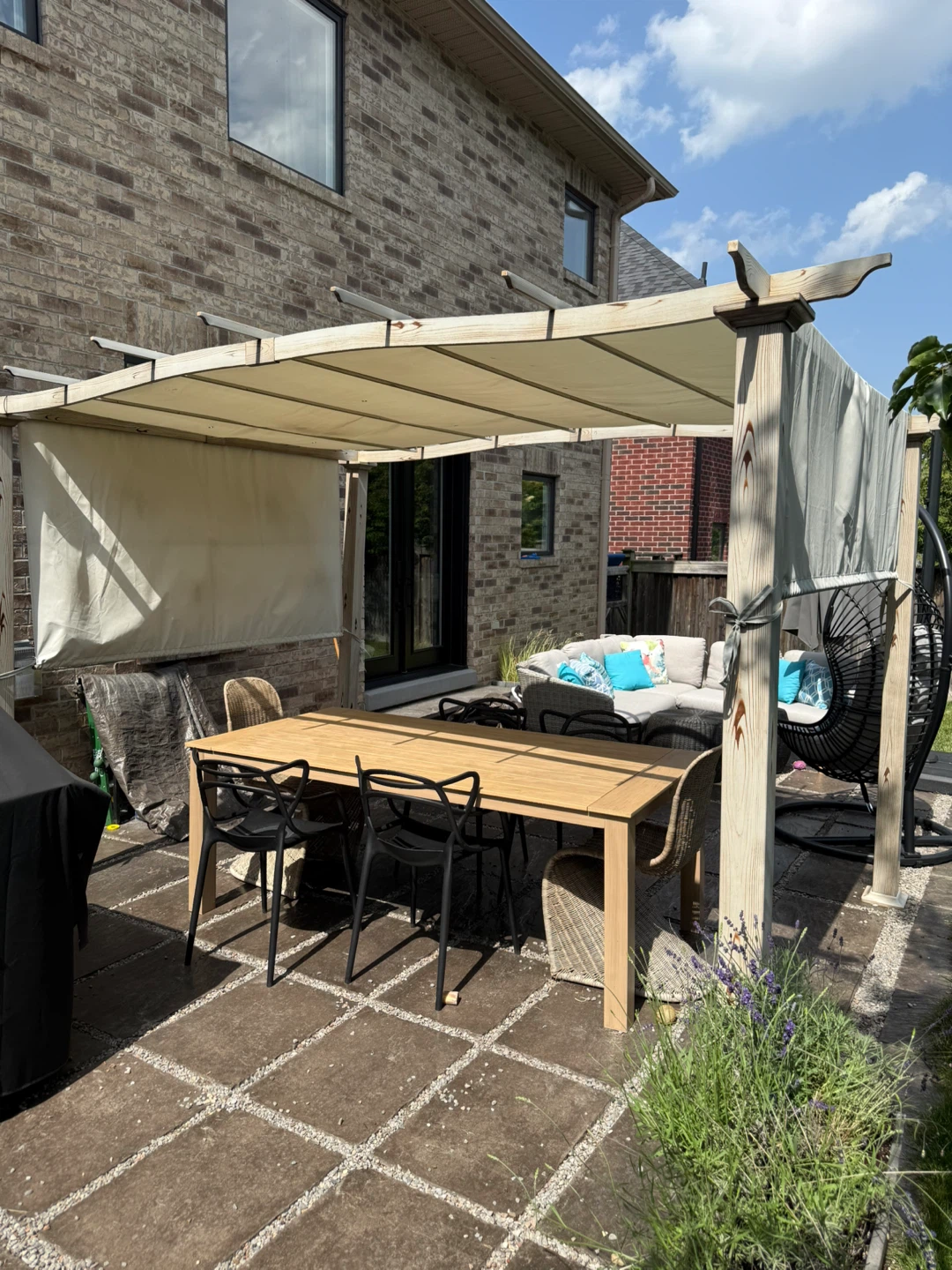 Pergola with Retractable Canopy - photo 2