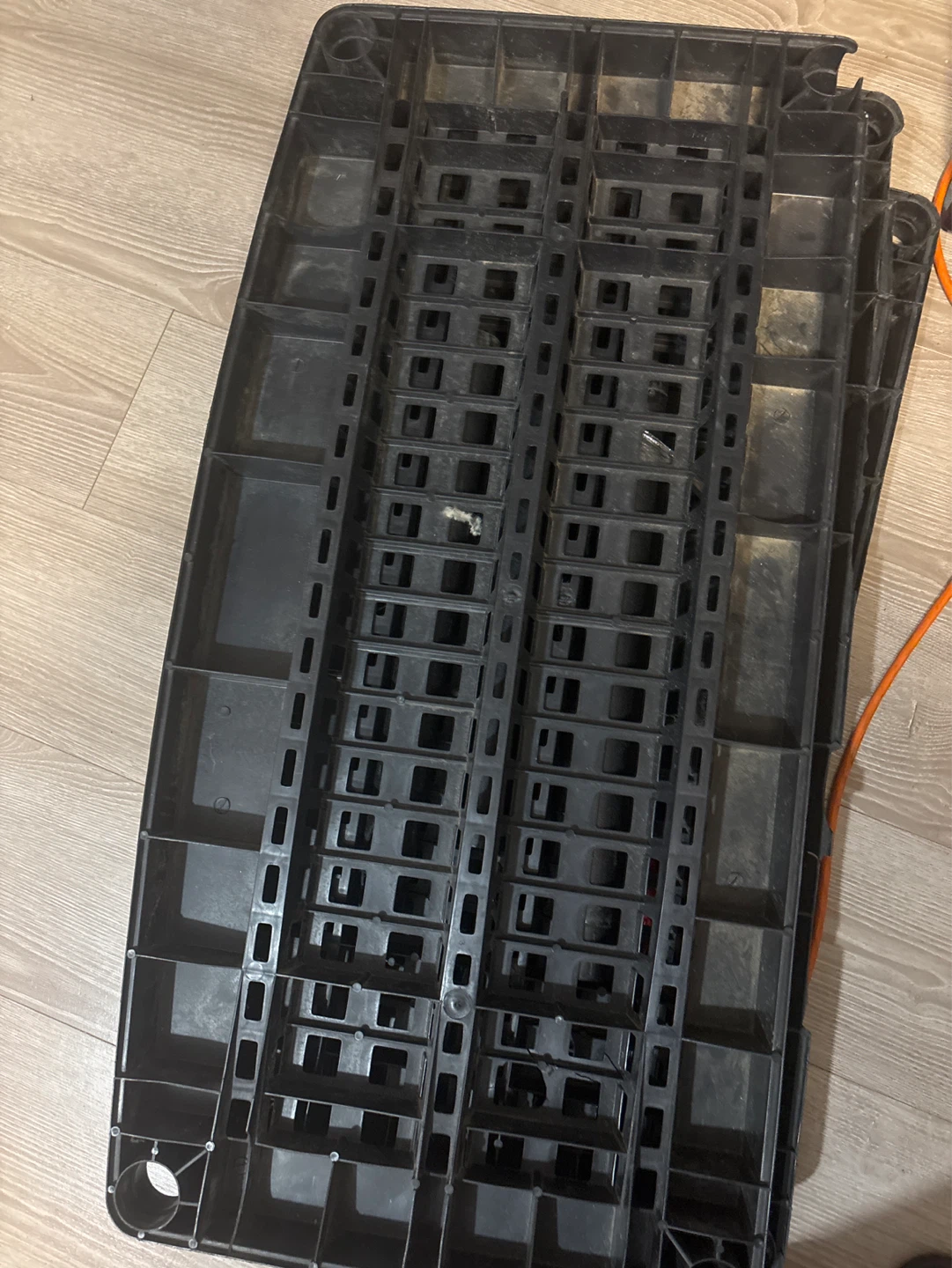 Black Plastic Shelf