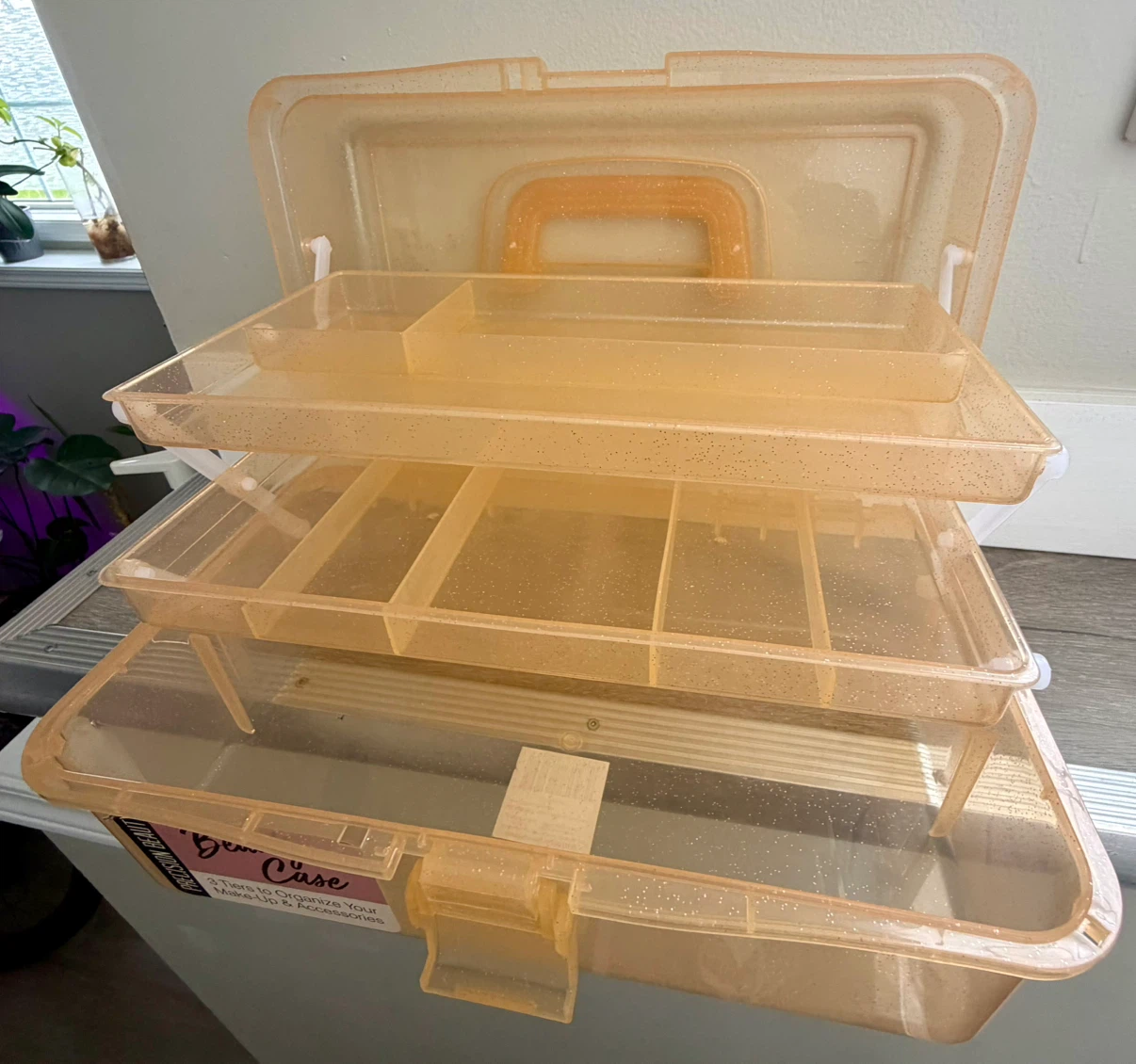 Precision Beauty 3-Tier Makeup Organizer Case