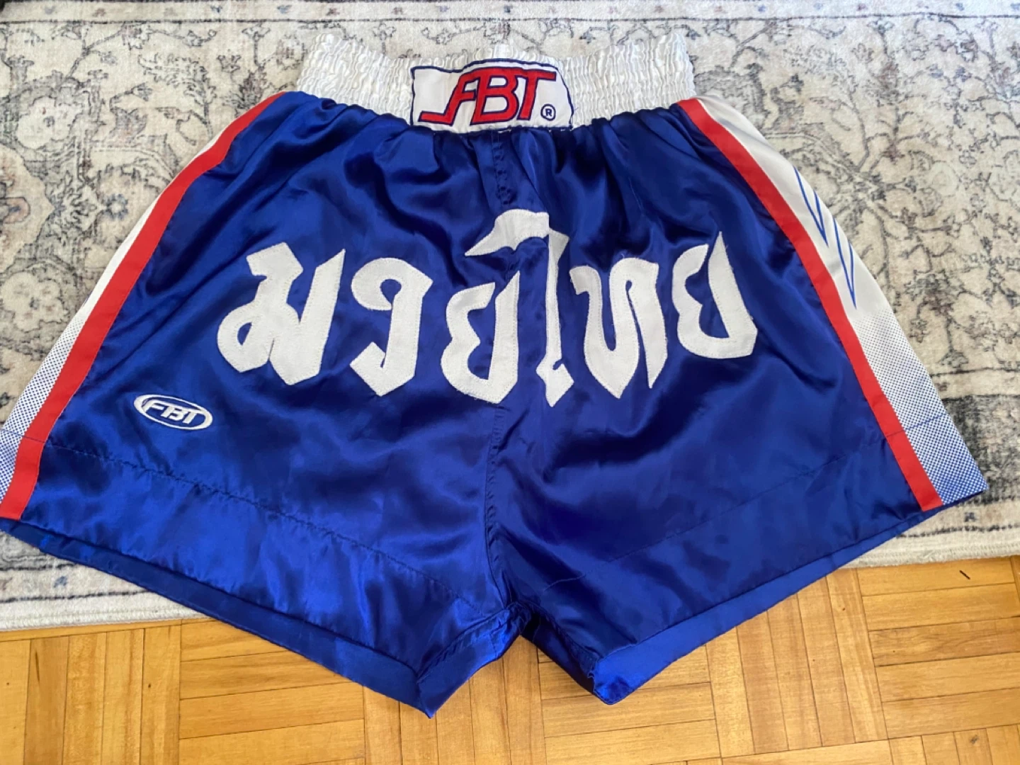 FBT Muay Thai Shorts XL Blue