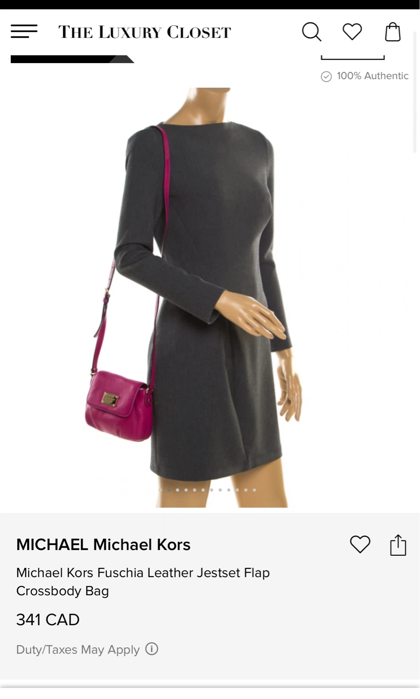 Michael Kors Pink Leather Crossbody Bag - photo 3