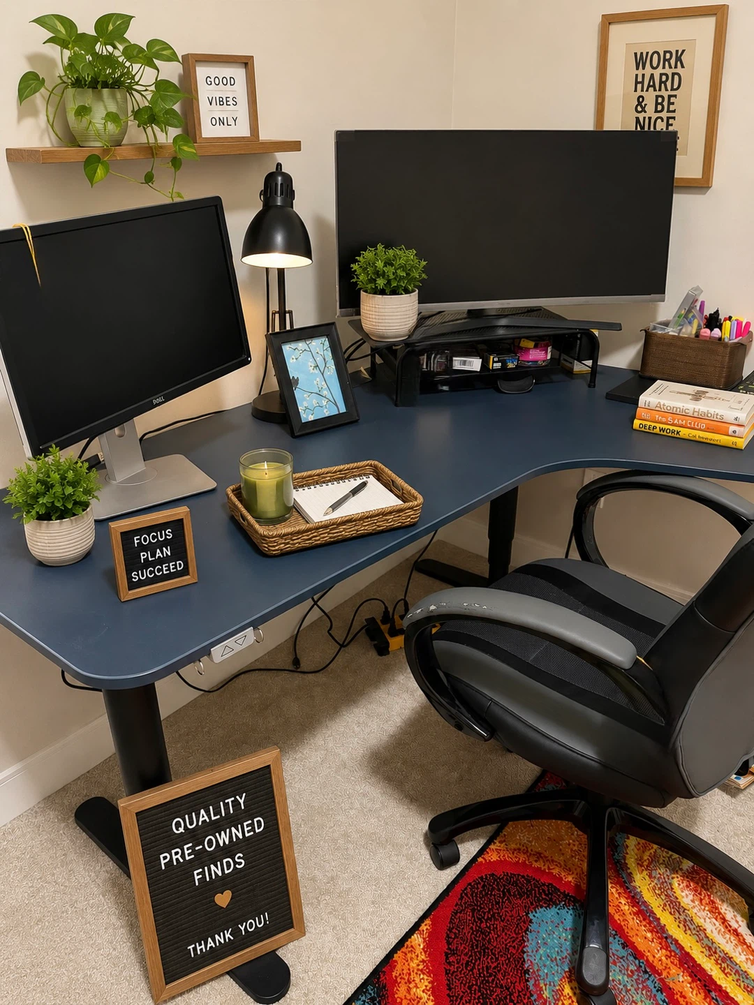 IKEA Bekant Adjustable Standing Desk (800$ worth)