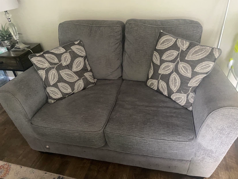 Grey Loveseat Sofa