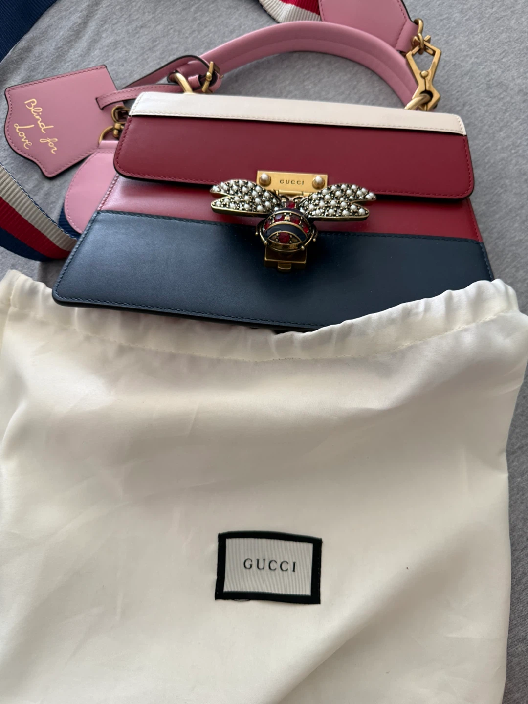 Gucci Queen Margaret Bee Top Handle Bag - photo 3