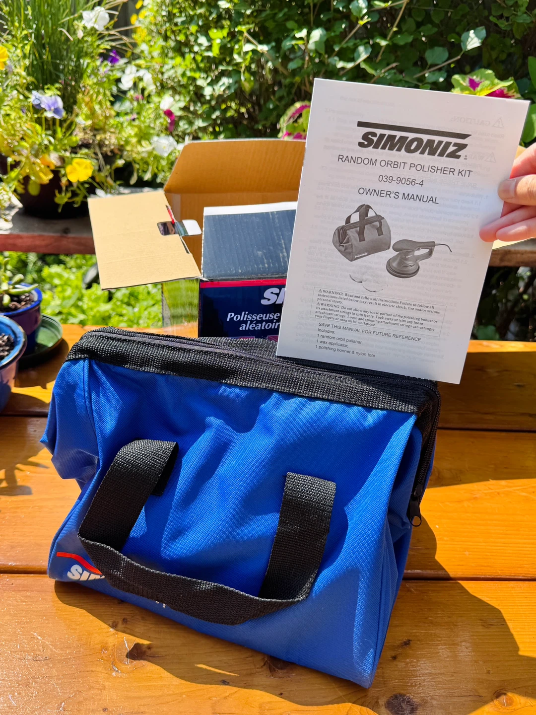 Brand New SIMONIZ 8” Random Orbit Polisher Kit - photo 3