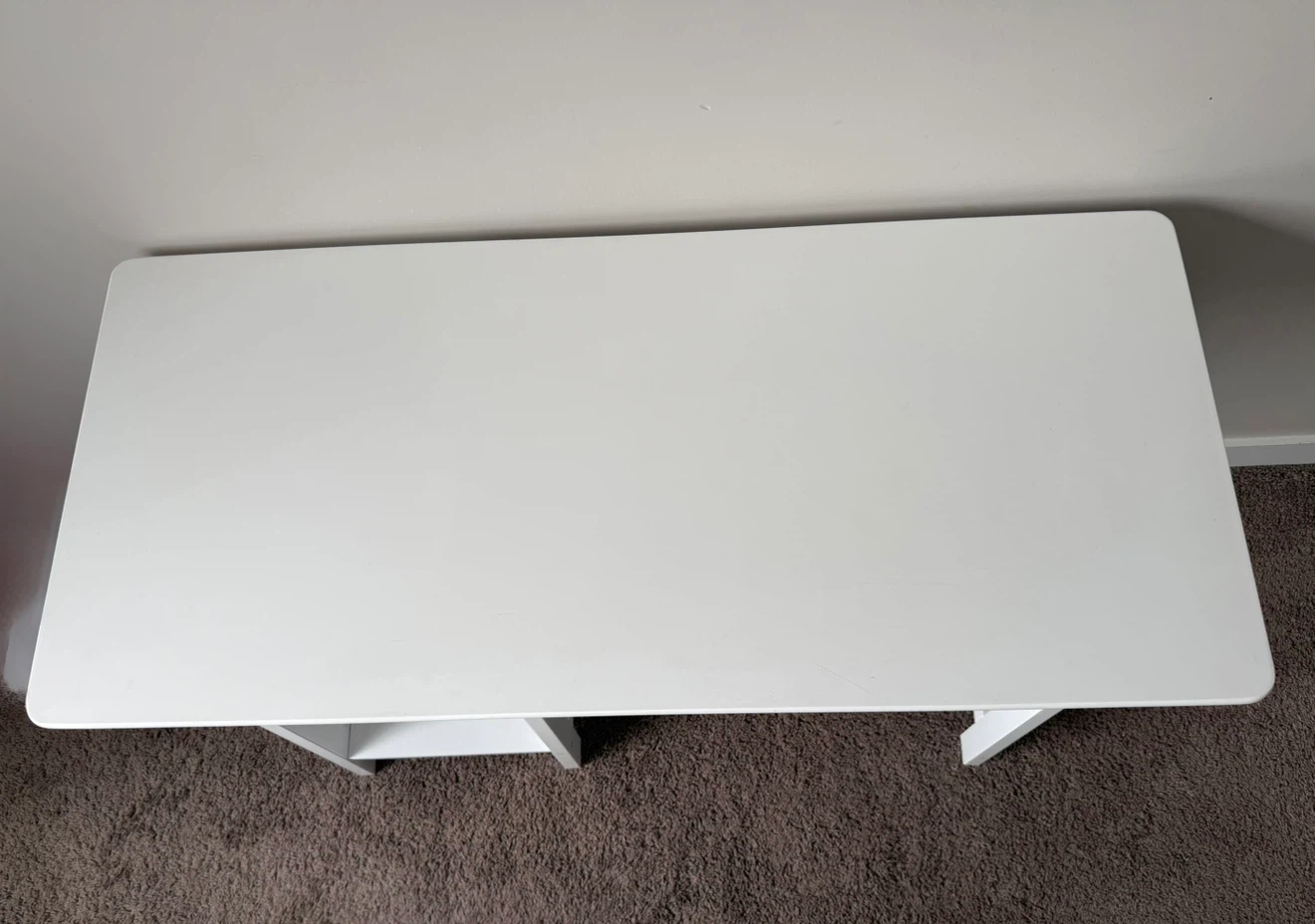 White Desk with Shelves - photo 2