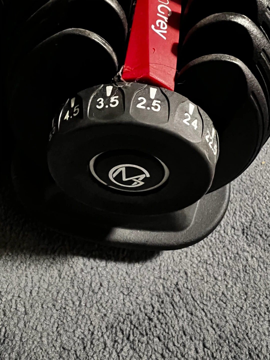 Motion Grey Adjustable Dumbbells - photo 2