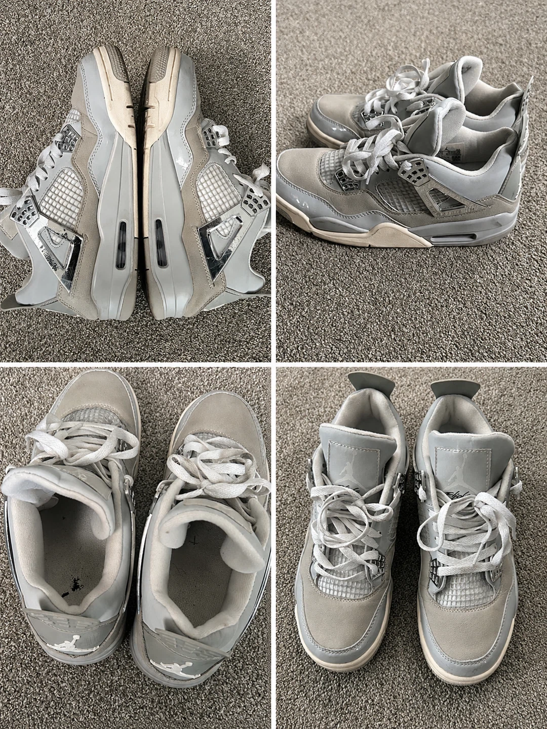 Air Jordan 4 "Flight" Sneakers Size 8 Men’s
