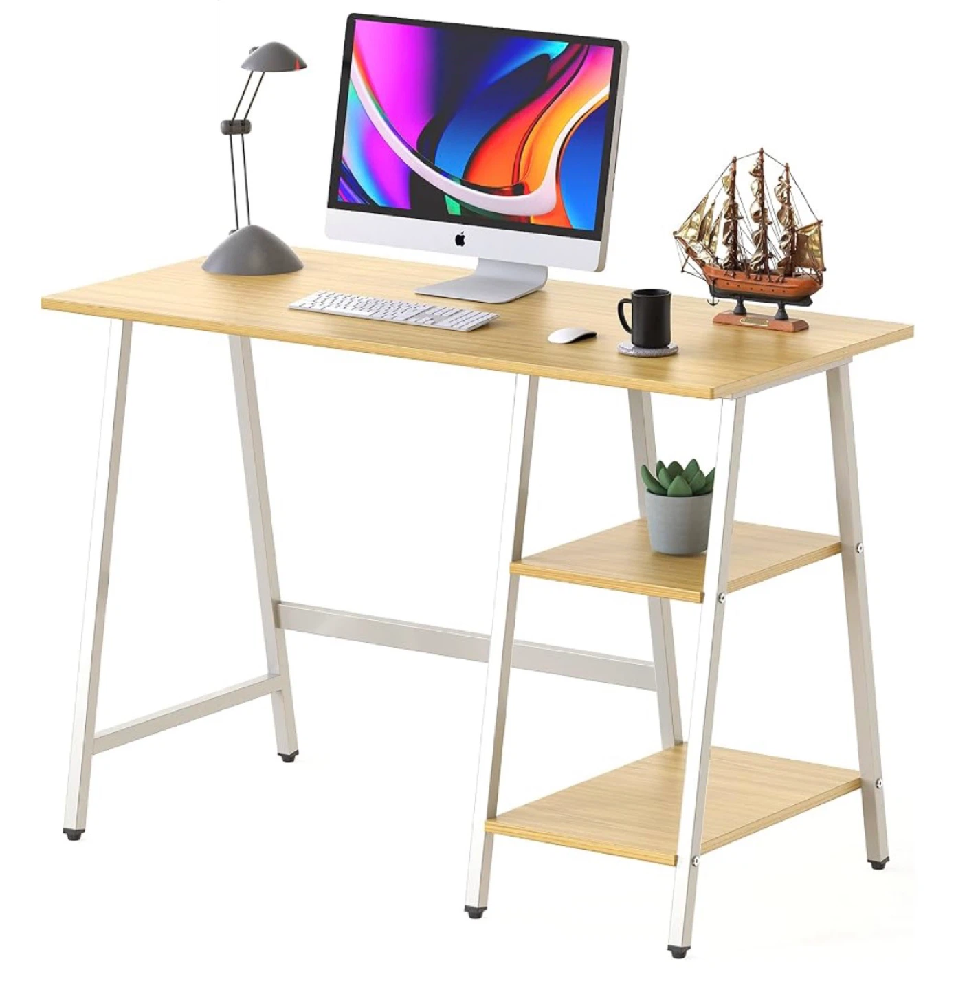 Desk with Shelves - photo 3