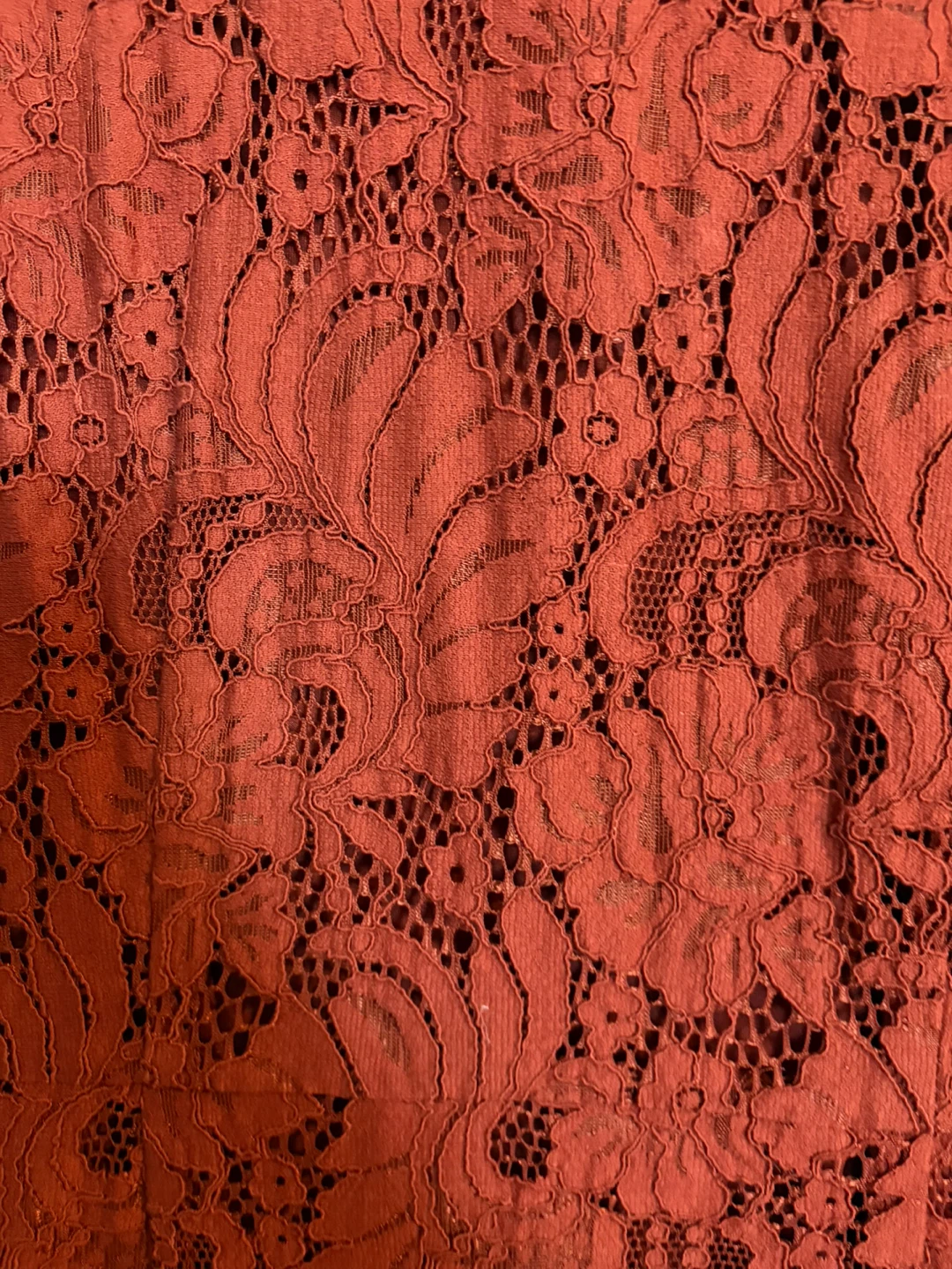 H&M Lace Dress - Burnt Orange - Size 12 - photo 2