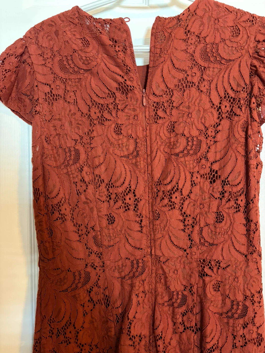 H&M Lace Dress - Burnt Orange - Size 12 - photo 5