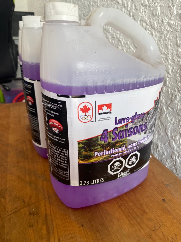 Petro-Canada 4 Saisons Washer Fluid - 3.78 Litres (3 Pack)