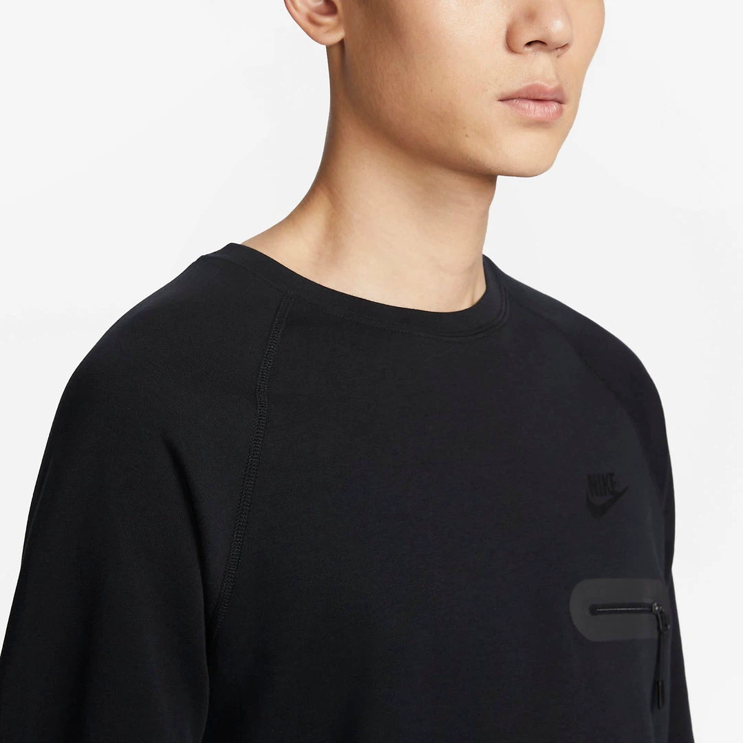 Nike Tech Fleece Black Crewneck