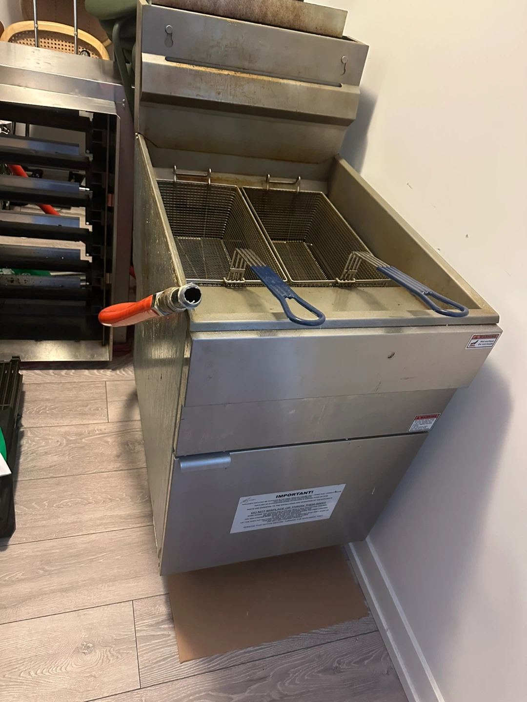 Commercial Deep Fryer with Dual Baskets