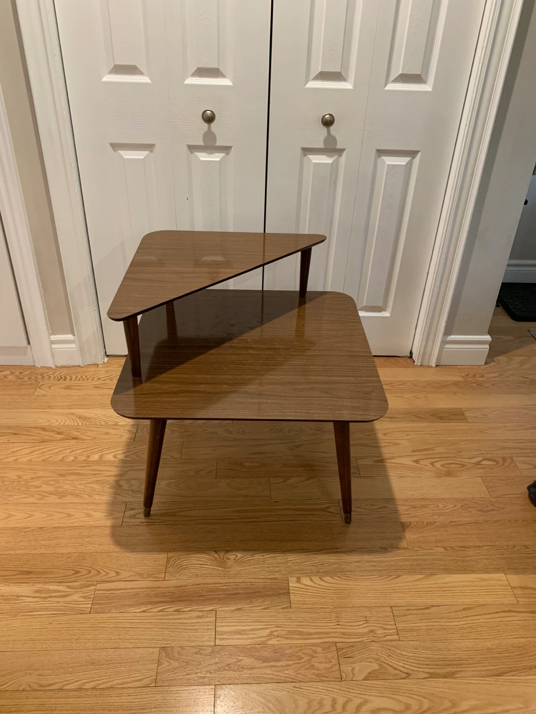 Mid Century Two Tier Side Table