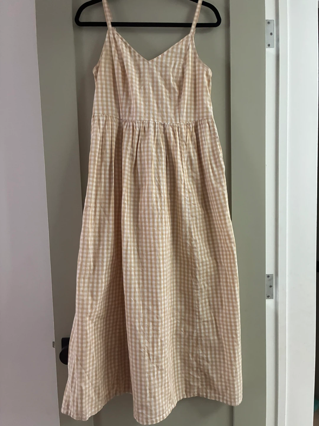 Old Navy Gingham Maxi Dress - small