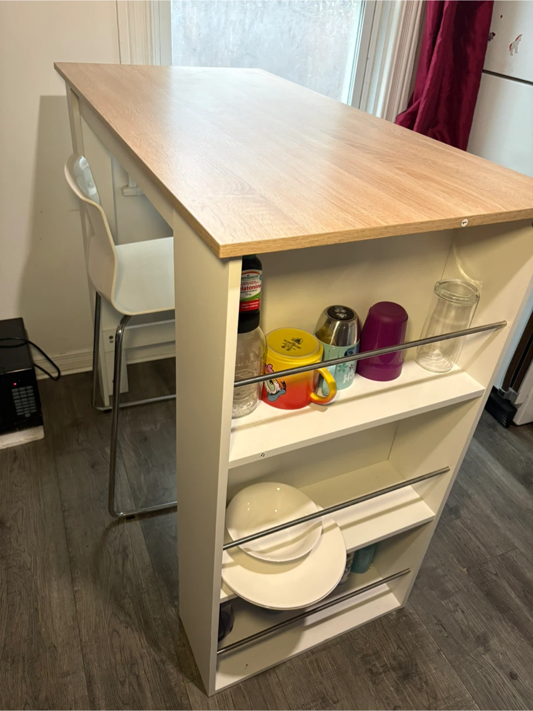 Table de cuisine avec rangement - photo 2