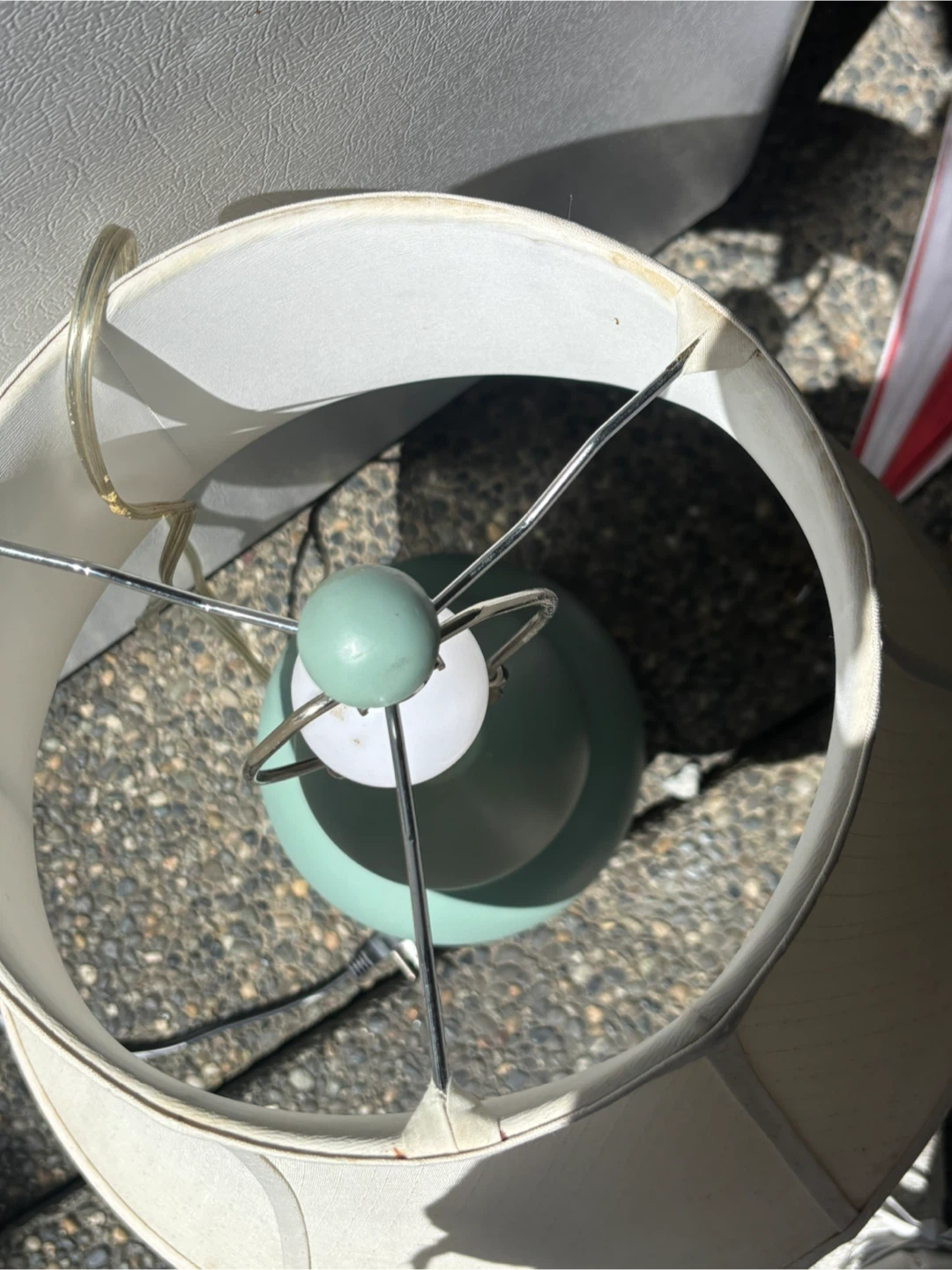 Vintage double gourd lamp - photo 3