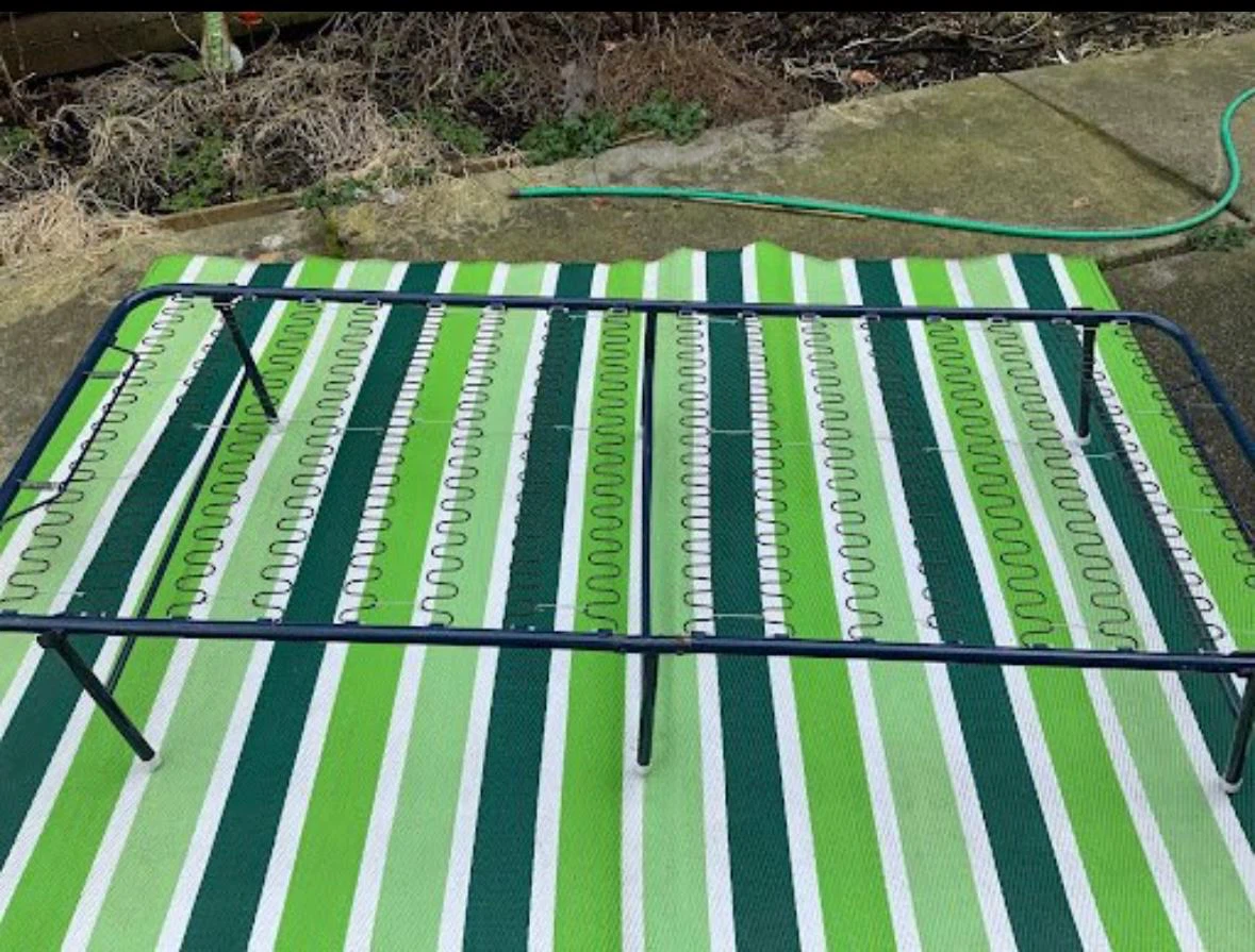 Twin folding bed frame
