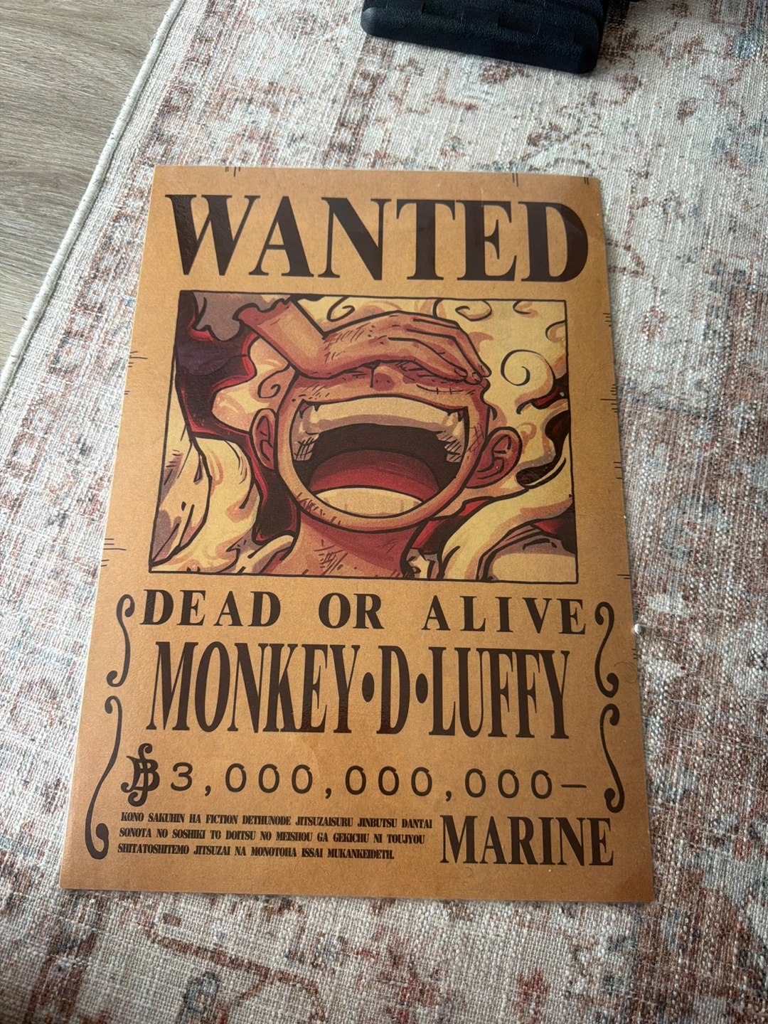 One Piece Monkey D. Luffy Wanted Poster