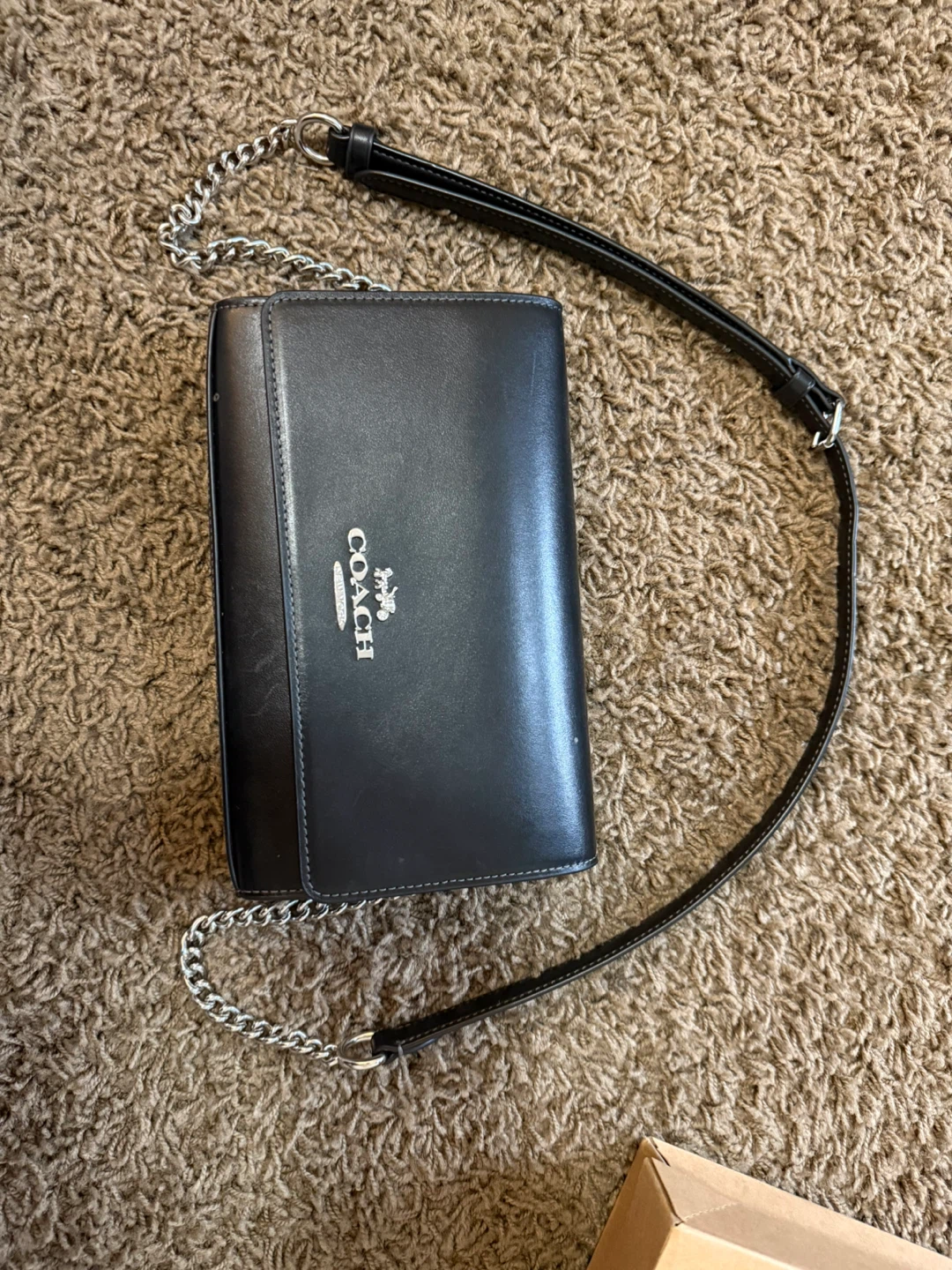 Coach Flap Clutch (Black) - photo 3