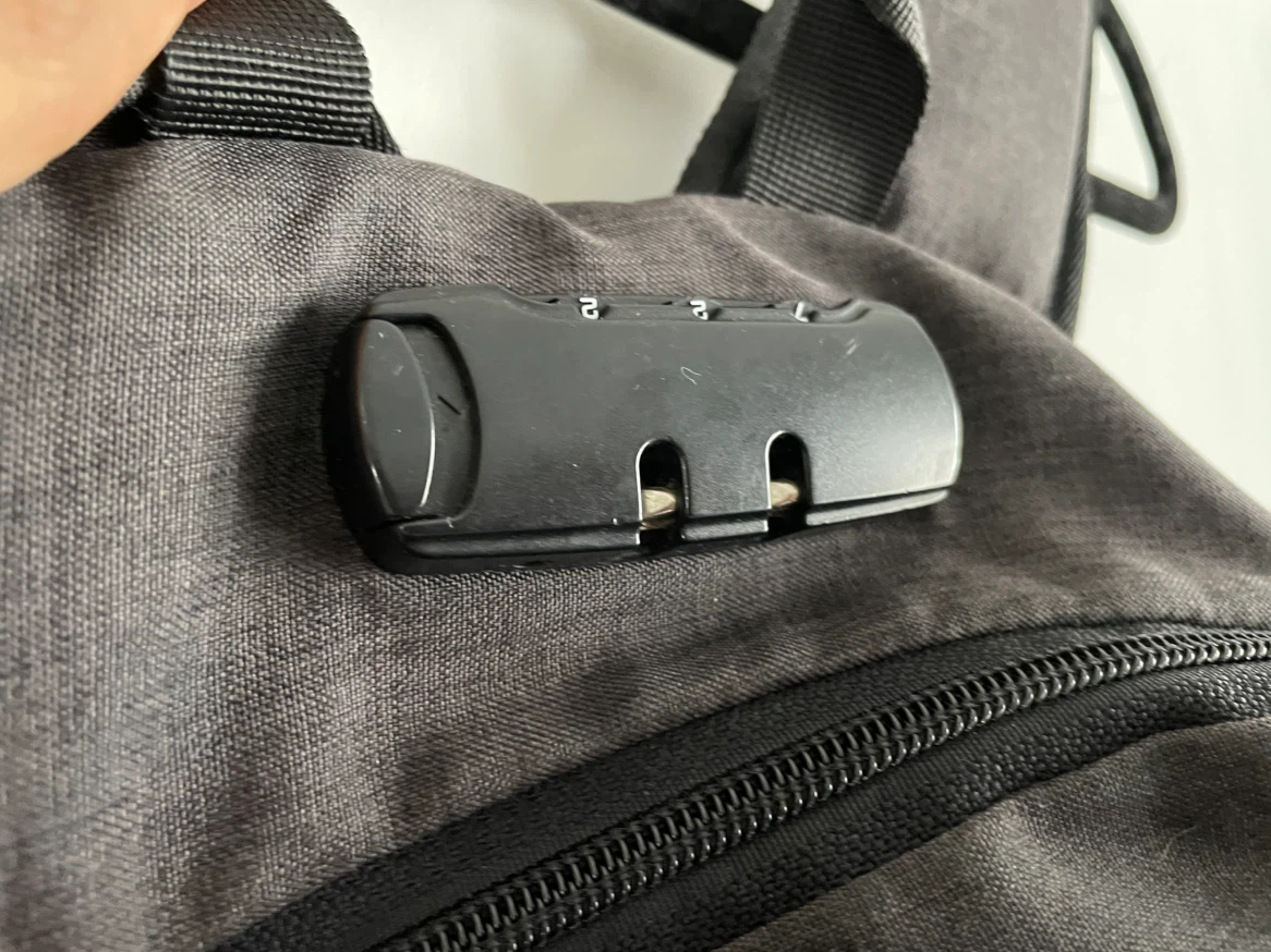 Tzowla Grey Backpack with Lock - photo 5
