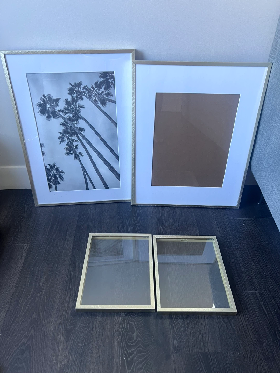 4 pieces Gold Picture Frames