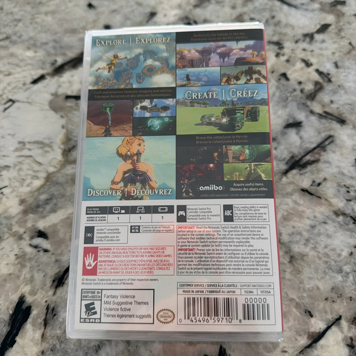 The Legend of Zelda: Tears of the Kingdom Nintendo Switch Game - photo 2