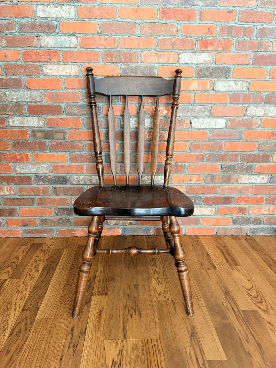 Wooden Spindle Back Dining Chair