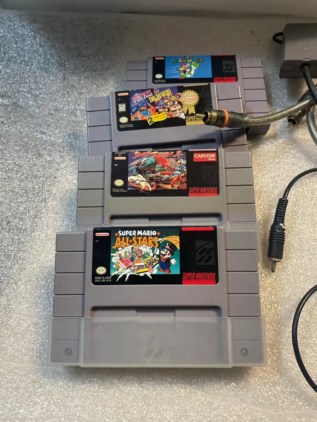 Nintendo Super Nintendo  System  with Games and Controllers - photo 2