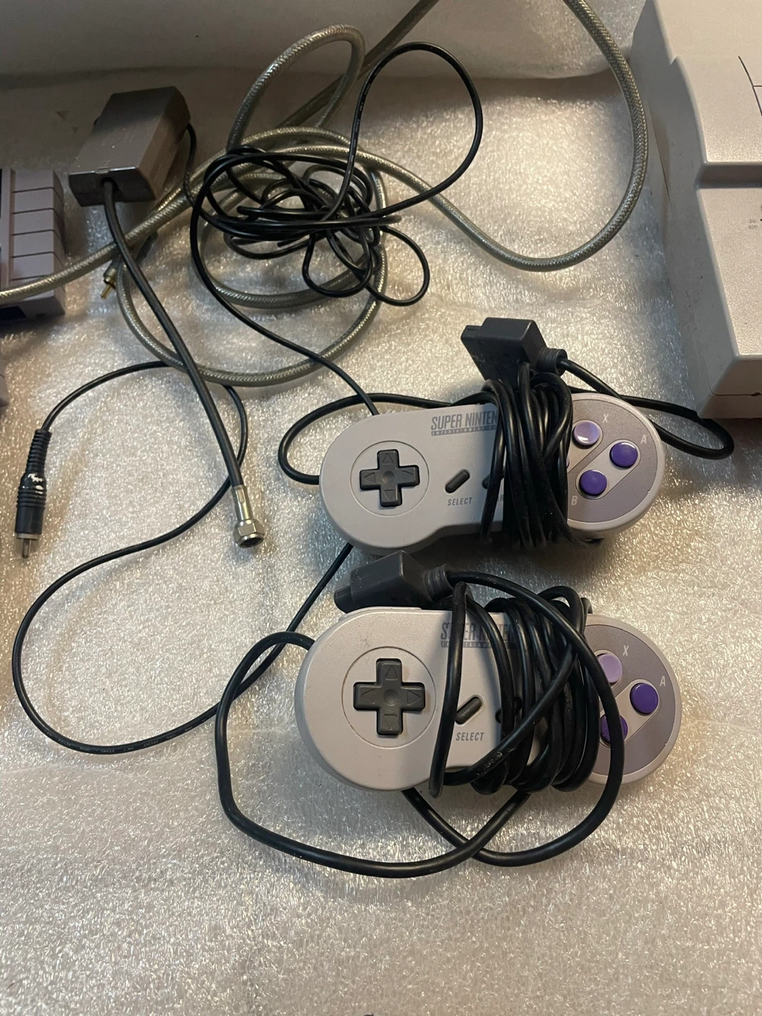 Nintendo Super Nintendo  System  with Games and Controllers - photo 4