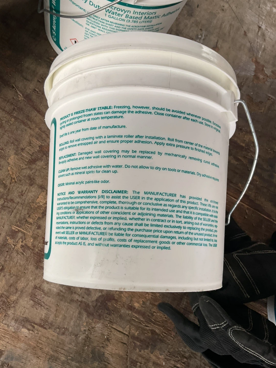 ACROVYN interiors Adhesive 1 Gallon - photo 2