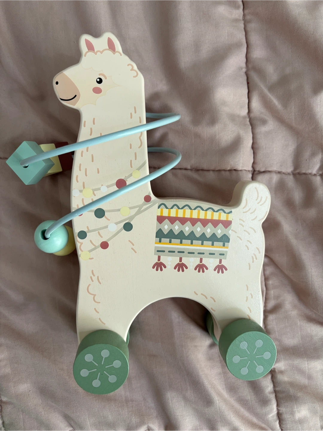 Wooden Llama Bead Maze Toy