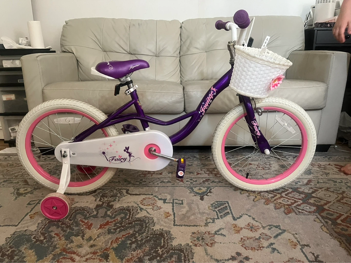 Girls Purple Fairy Bike - photo 3