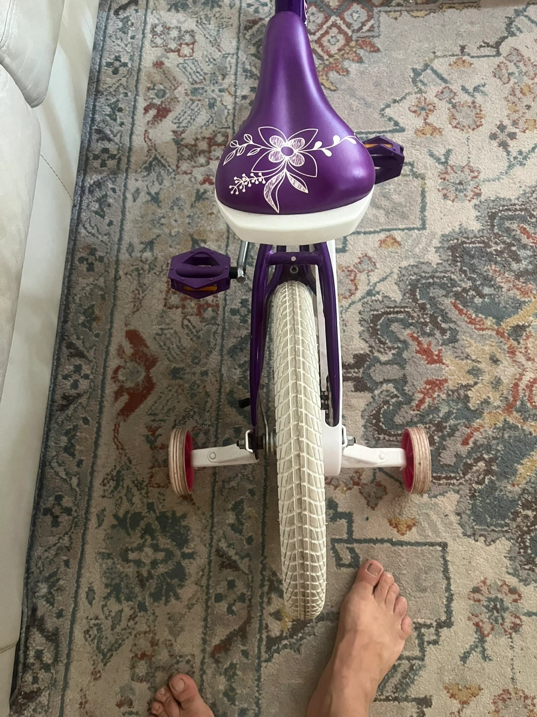 Girls Purple Fairy Bike