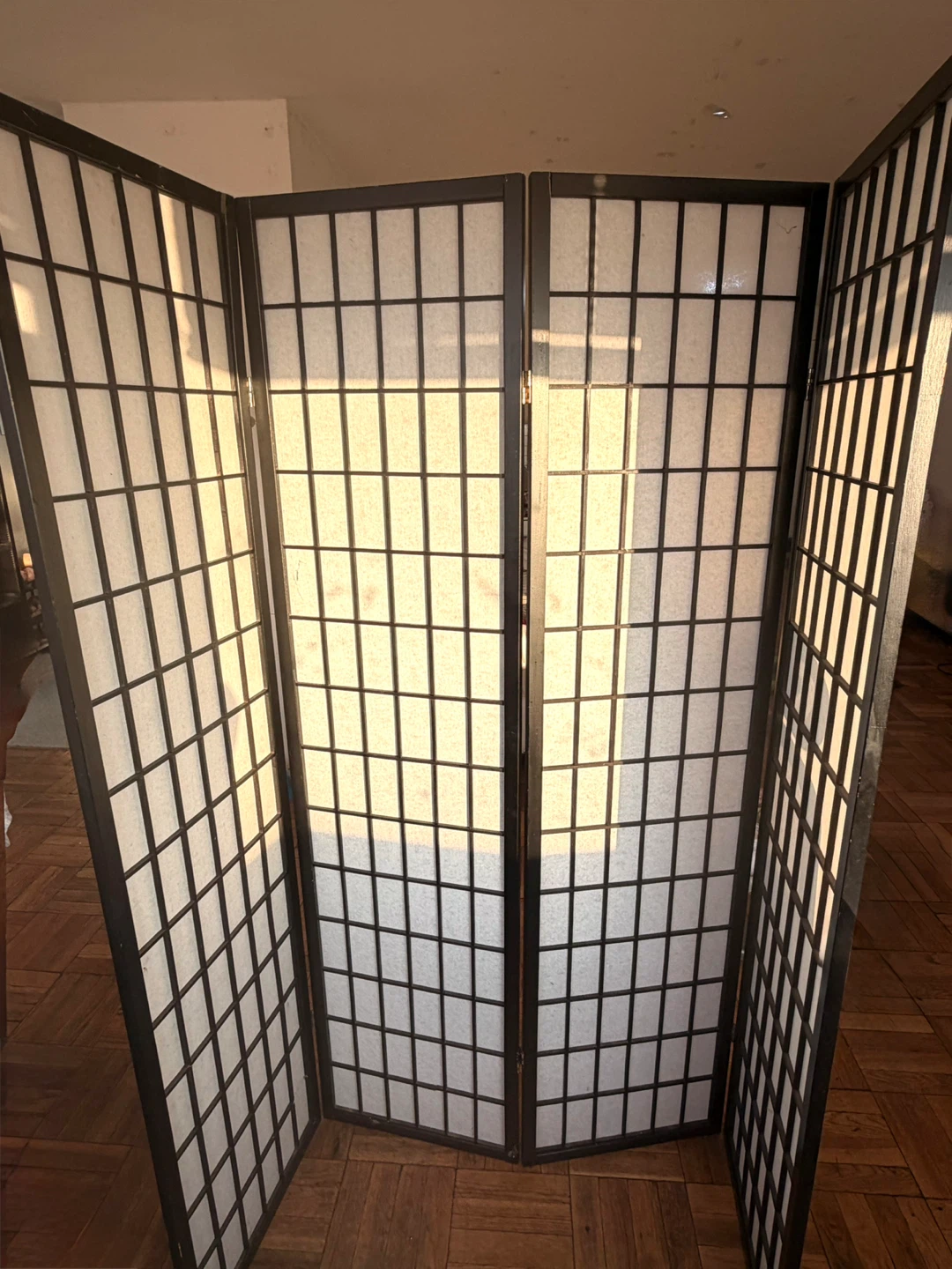 4 - panel Screen Room Divider