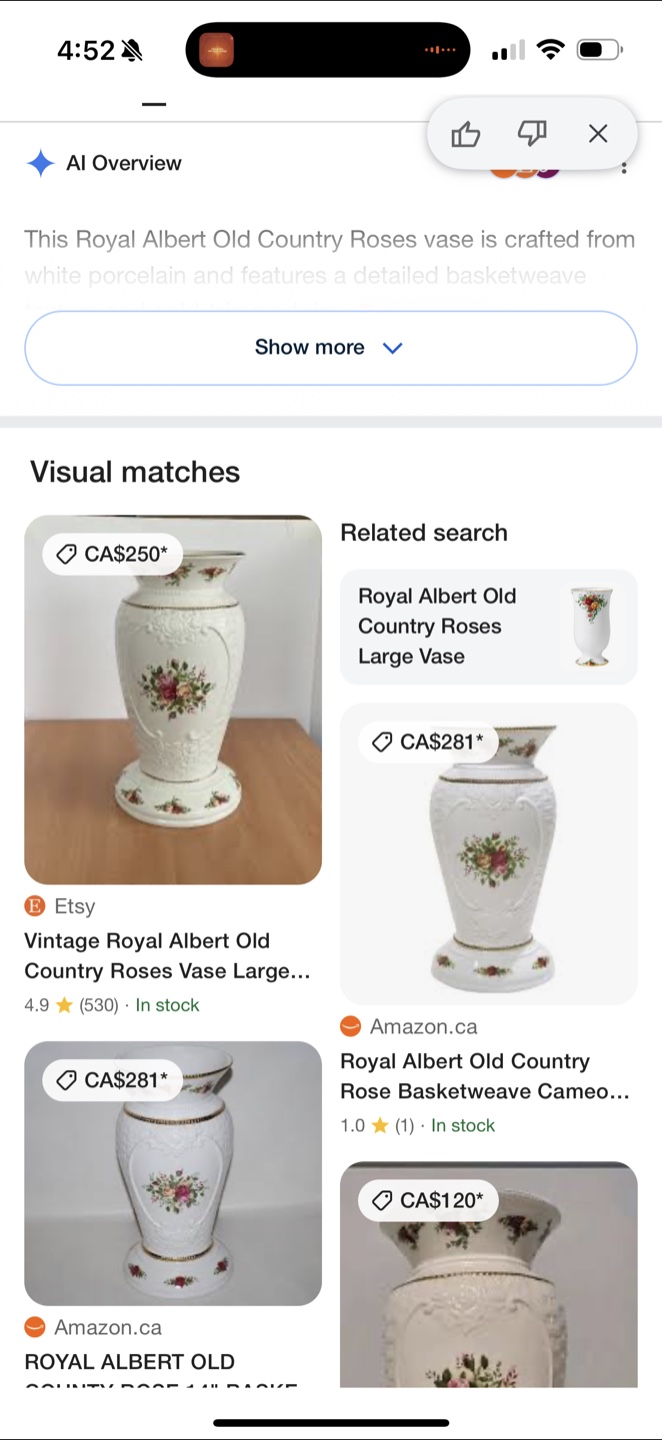 Royal Albert Old Country Roses Basketweave Vase - photo 2