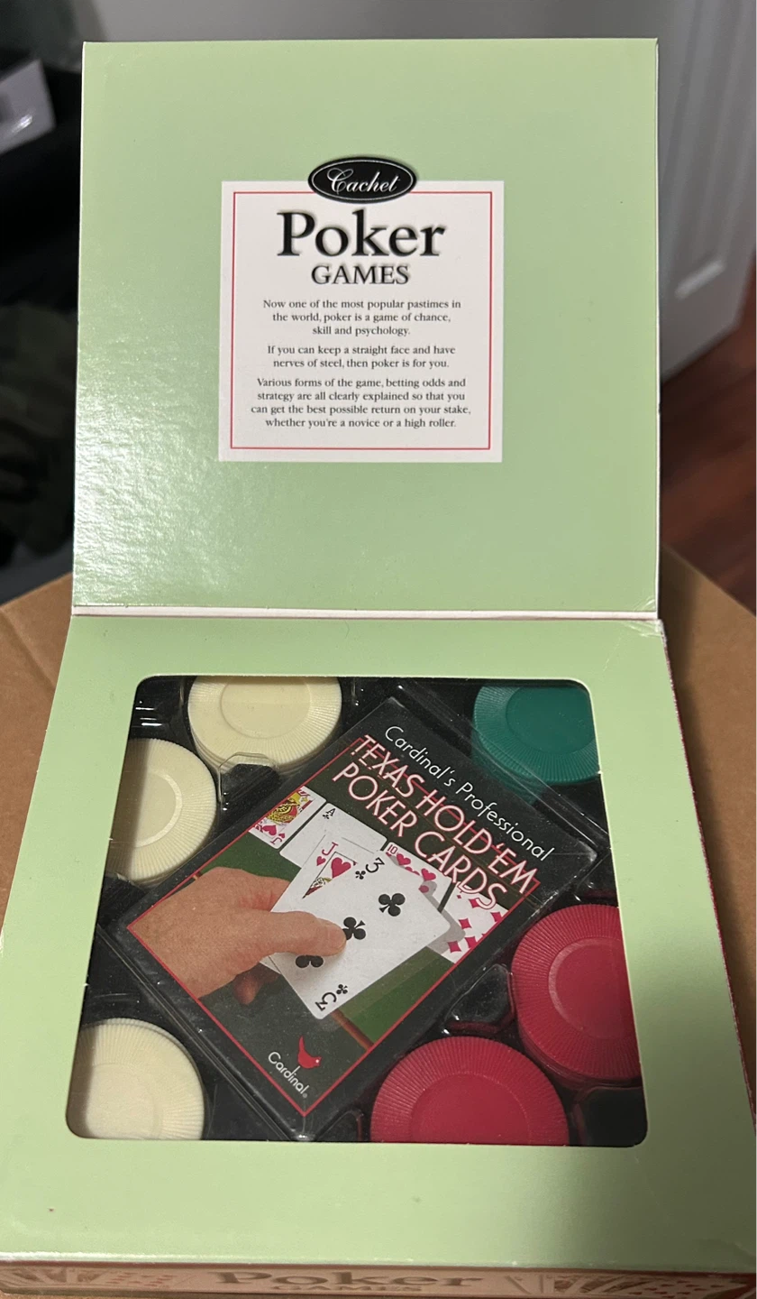 Cachet Poker Games Set with Texas Hold 'Em Rules - photo 2