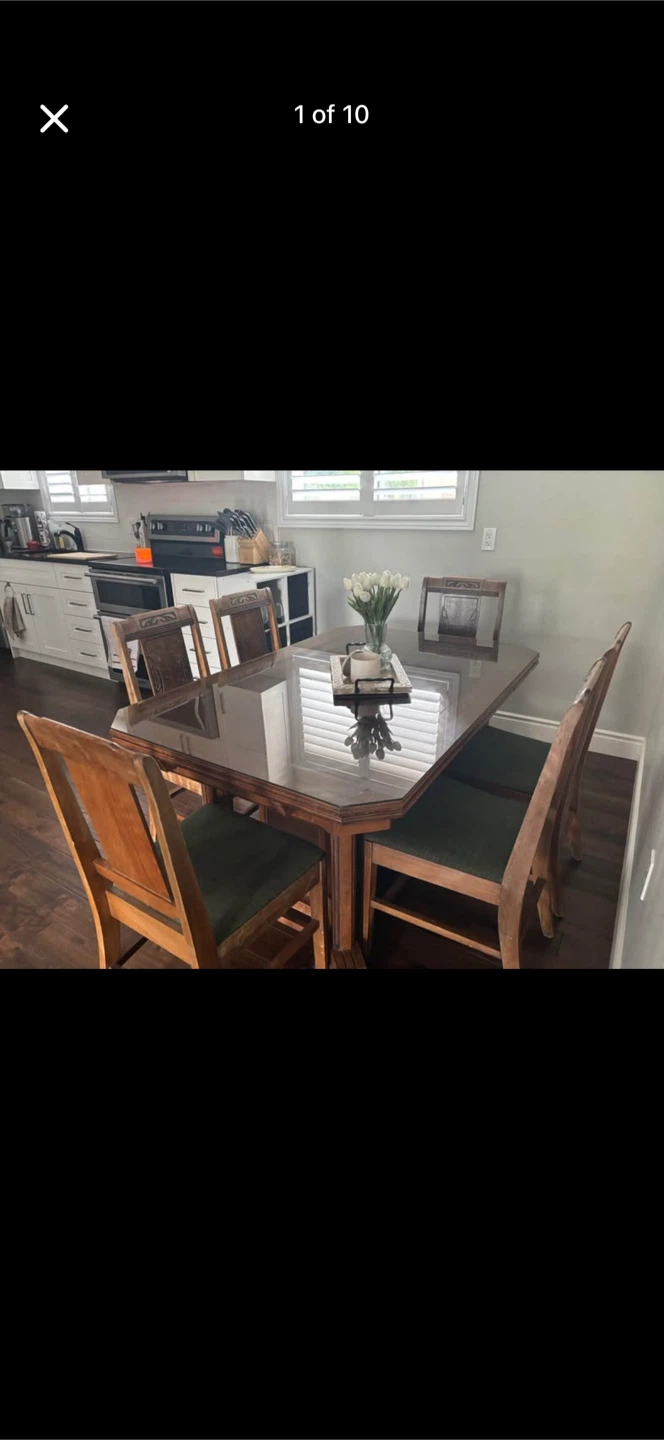 1920s antique dining set