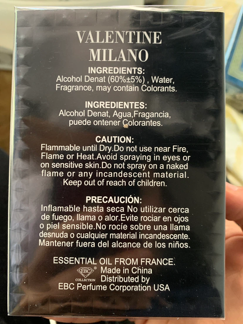 Valentine Milano Eau de Parfum Spray 100ml