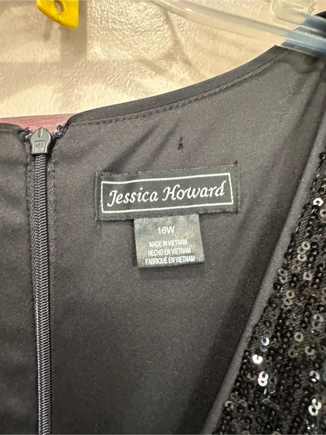 Jessica Howard Black Sequin Dress - photo 4