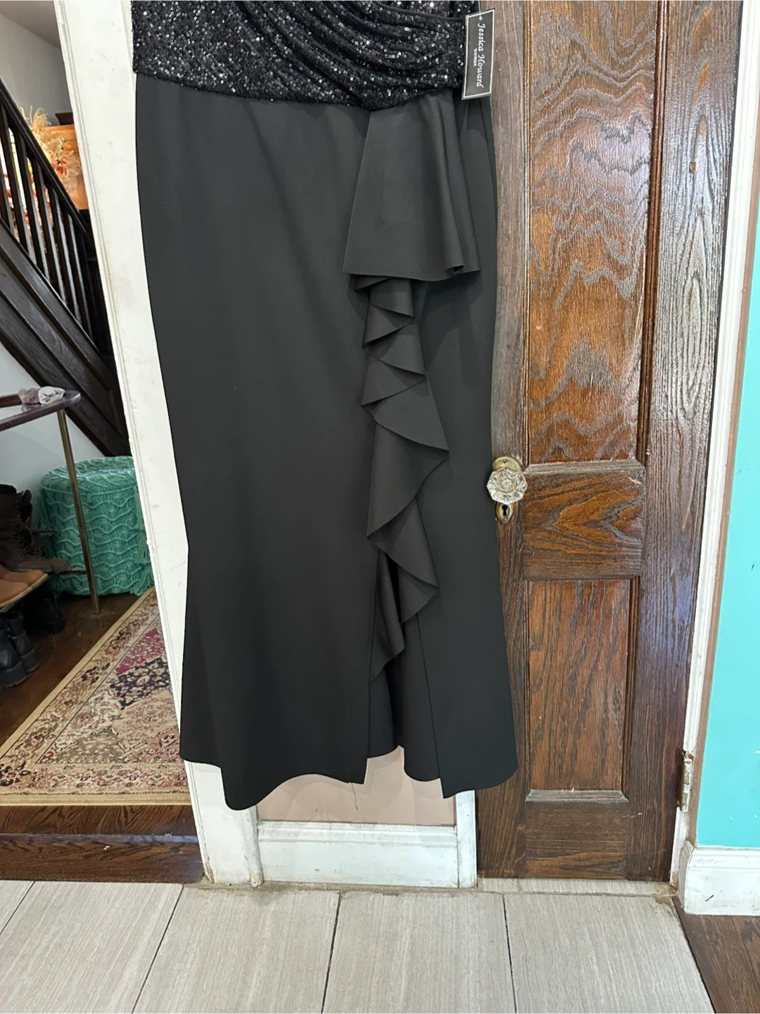 Jessica Howard Black Sequin Dress - photo 5