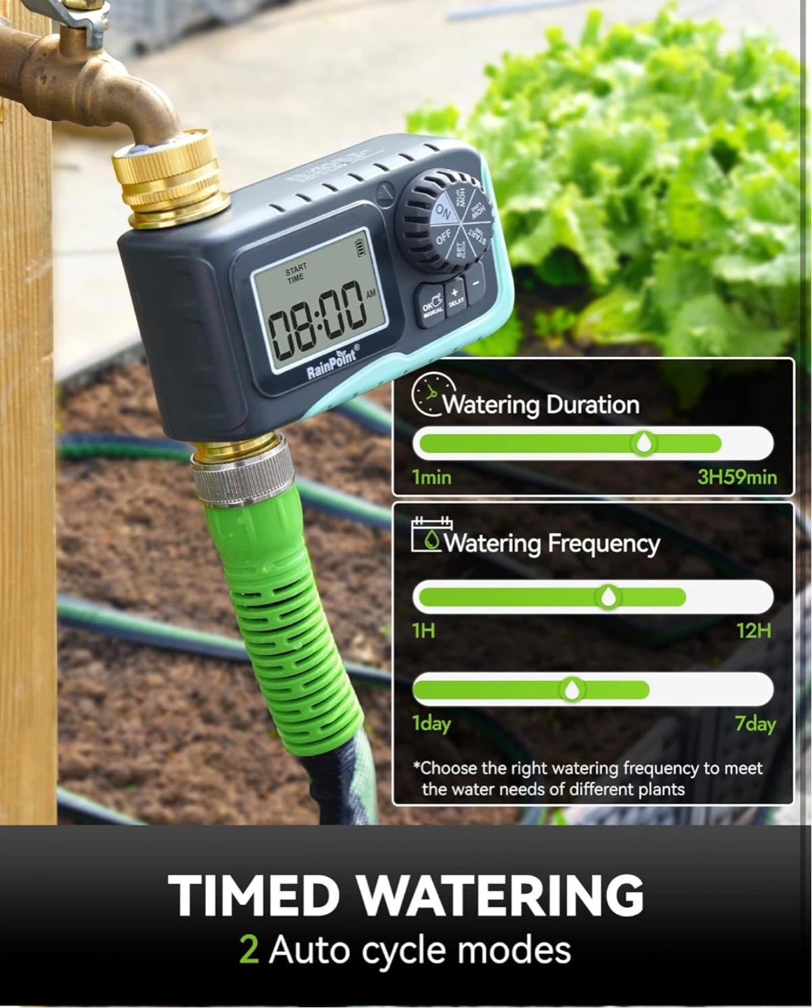 RainPoint 1-Zone Water Timer - photo 5